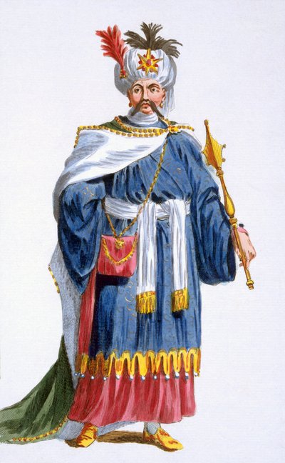 Imperatore giapponese Kaogun, 1780 da Pierre Duflos